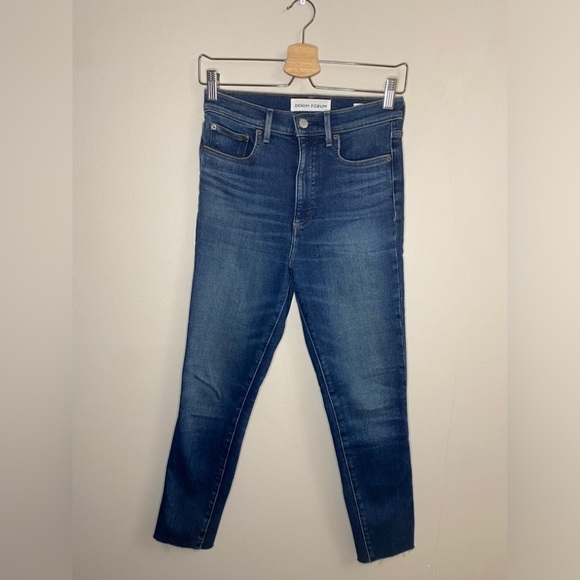 Denim Forum The Lola Hi-Rise  Skinny Crop - Picture 4 of 8